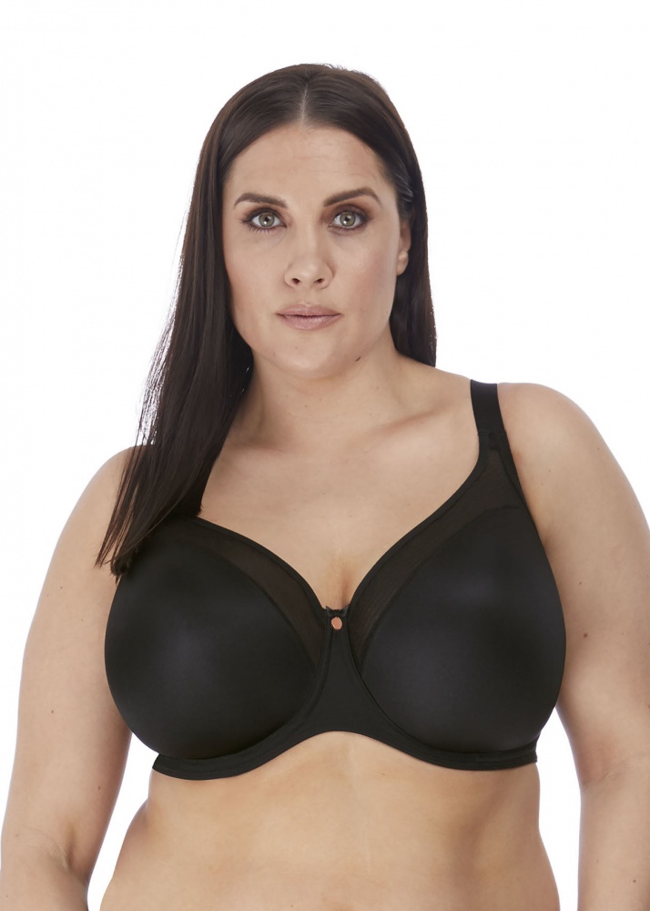 Elomi Smooth Underwired Moulded Bra - Black