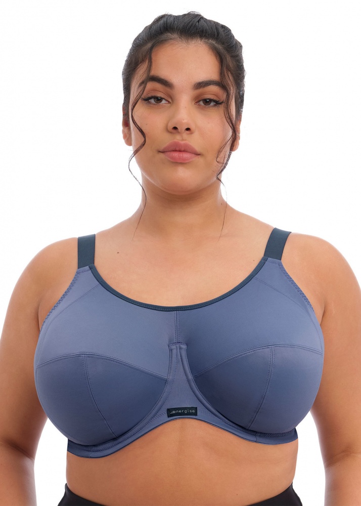 Elomi Energise Underwired Sports Bra - Vintage Denim