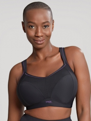 Panache Sport Non-Wired Sports Bra - Black