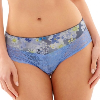 Panache Jasmine Brief - Blue Blossom