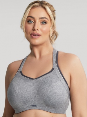 Panache Sculptresse Underwired Sports Bra - Charcoal Marl