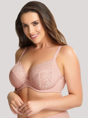 Sculptresse Roxie Underwired Plunge Bra - Misty Rose