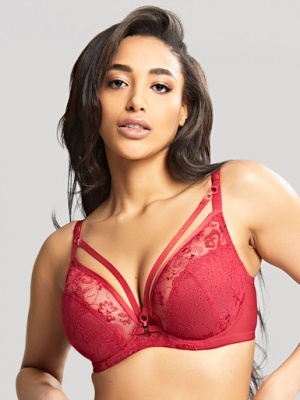 Panache Yasmin Plunge Bra - Ruby